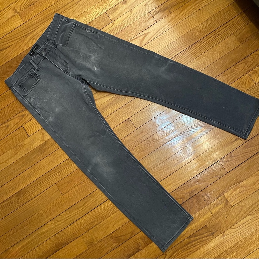 Banana Republic Travelers Jeans Grey Distressed size 30”x32”